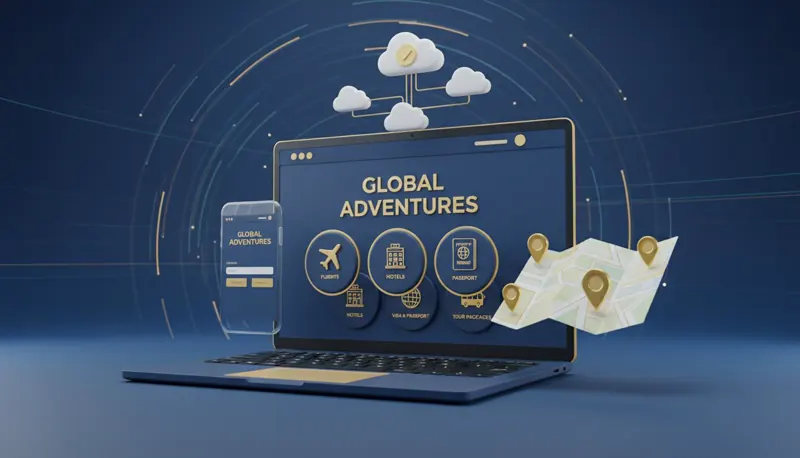 Travel Agency Website by Waffa Technology